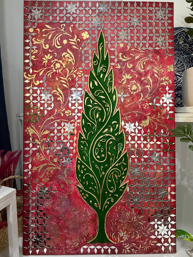 تابلو دکوراتیو برجسته سرو